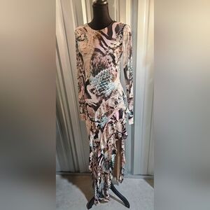 AFRM Multicolor Long Sleeve Dress